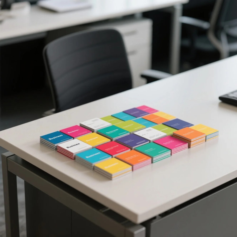 Colorful Images Personalized Business Cards