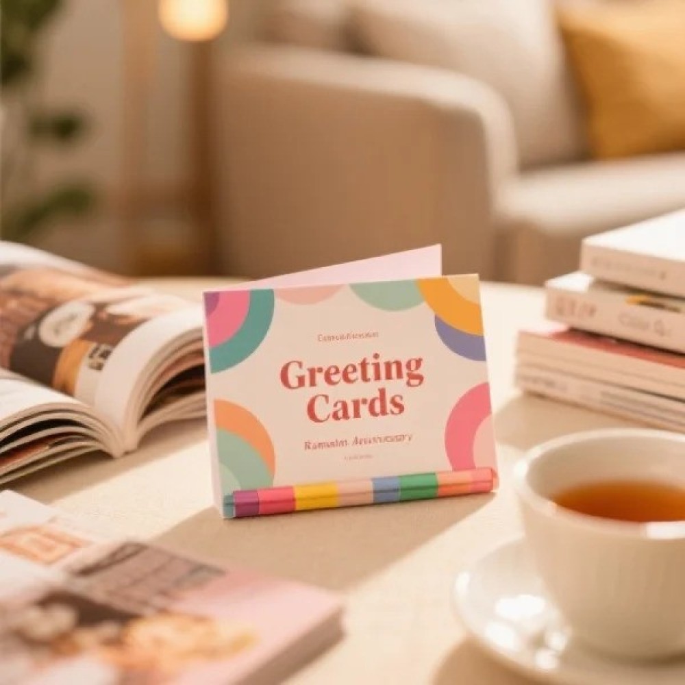 Greetings Romantic Anniversary Card